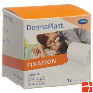 DermaPlast gauze bandage firm-edged 4cmx10m