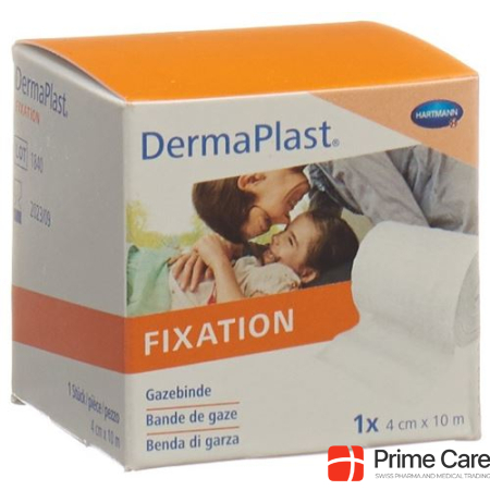 DermaPlast gauze bandage firm-edged 4cmx10m