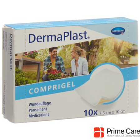 DermaPlast Comprigel Wound Dressing 7.5x10cm 10 pcs.