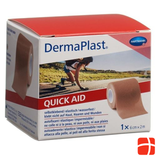 DermaPlast QuickAid 6cmx2m skin colored