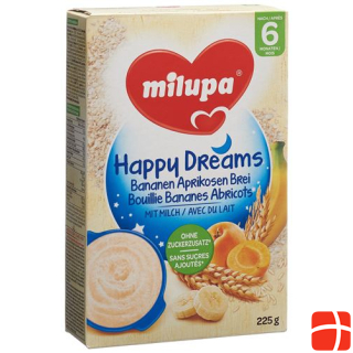 Milupa Happy Dreams Banana Apricot Porridge 225 g