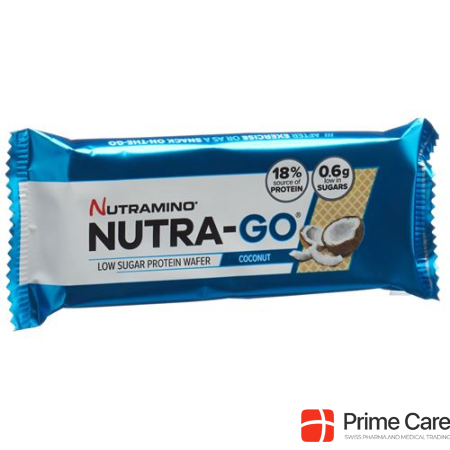 NUTRAMINO Nutra-Go Protein Wafer Coco 12 x 39 g