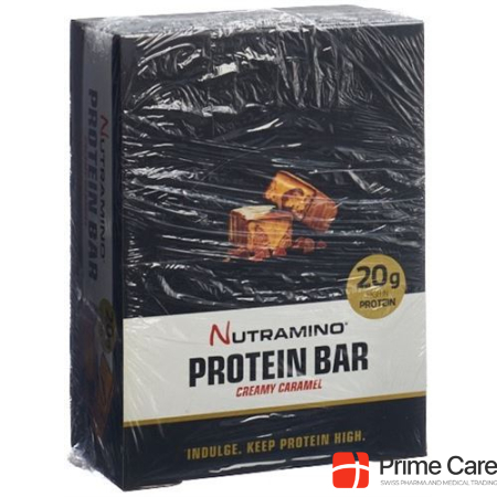 NUTRAMINO Proteinbar Caramel 12 x 64 g