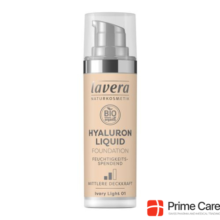 Lavera Hyaluron Liquid Foundation Ivory Light 01 Tb 30 ml
