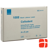 Cellodent cellulose wadding swab 4x5cm 12pcs box 15120 pcs