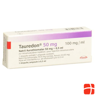 Tauredon Inj Sol 50 mg/0.5ml Amp 0.5 ml