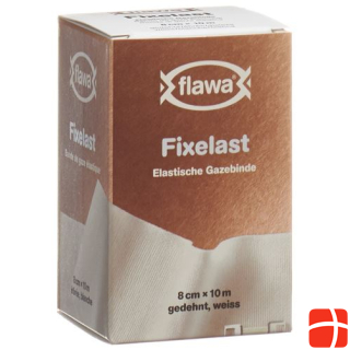 FLAWA FIXELAST марлевая повязка 10мх8см белая коробка