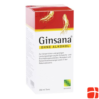 Ginsana Tonikum ohne Alkohol Fl 250 ml