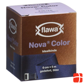 Flawa Nova Color Ideal bandage 6cmx5m blue
