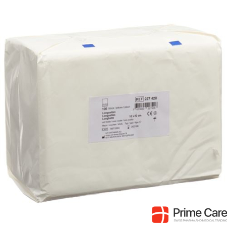 IVF longuettes absorbent cotton type17 10x20cm 4f 100 pcs