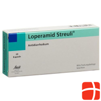 Loperamide Streuli Caps 2 mg 20 Capsules