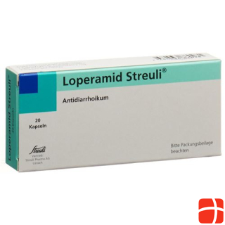 Loperamide Streuli Caps 2 mg 20 Capsules