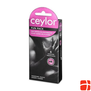 Ceylor Fun Pack Презервативы с резервуаром 6 шт.