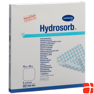 HYDROSORB Гидрогелевая повязка 10х10см стерильная 5шт