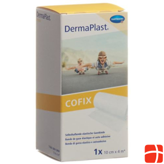 DERMAPLAST COFIX gauze bandage 10cmx4m white