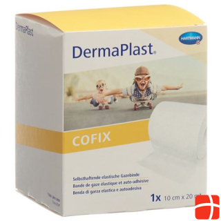 DERMAPLAST COFIX gauze bandage 10cmx20m white
