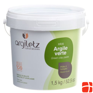 Argiletz healing clay green instant paste pot 1.5 kg