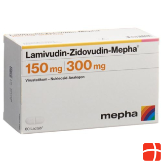 Ламивудин-Зидовудин-Мефа Лактаб 150/300 мг 60 капсул