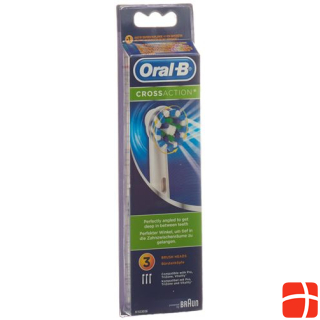 Oral-B Attachment Brushes CrossAction 3 pcs.