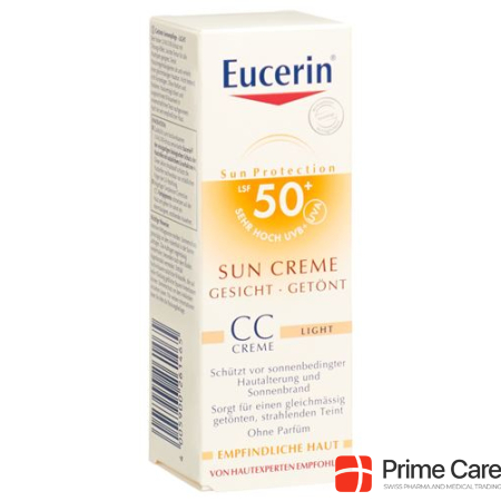 Eucerin Sun Cream tinted light SPF 50+ 50 ml
