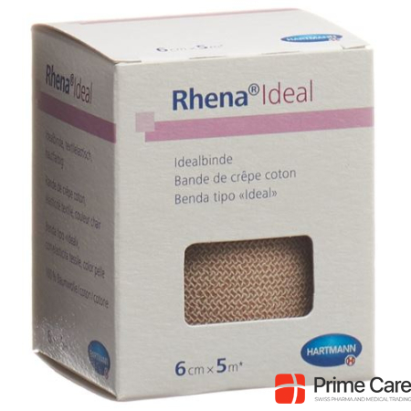 Rhena Ideal Elastic bandage 6cmx5m skin colored