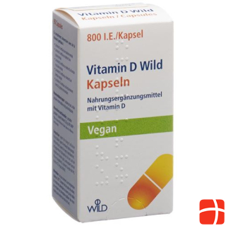 Vitamin D Wild Caps vegan Ds 90 pcs