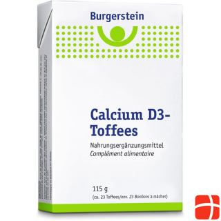 BURGERSTEIN Calcium D3 Toffees