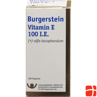 Burgerstein Vitamin E 100 IU 100 capsules