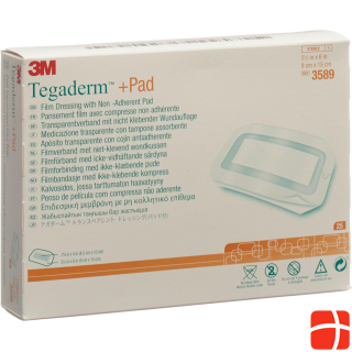 3M Tegaderm + Pad, прокладка для намотки 4,5 x 10,0 см 2