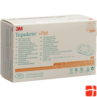 3M Tegaderm + Pad, прокладка для намотки 2,5 x 6,0 см