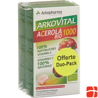Arkopharma vital ацерола таблетки 1000 мг био дуэт
