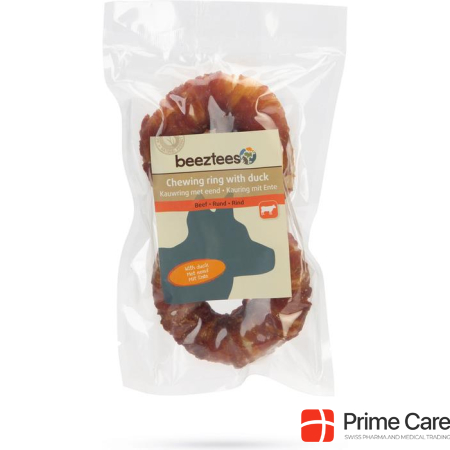 Beeztees Hundesnack Kauring mit Ente