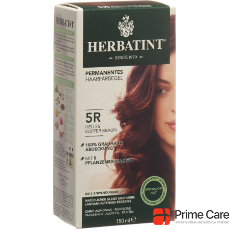 Herbatint Hair Dye Gel 5R Light Copper Chestnut Brown