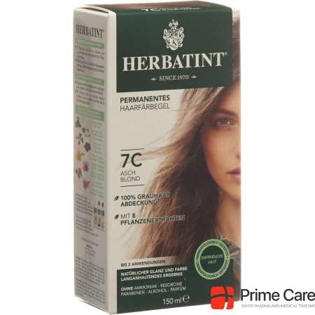Herbatint Hair Dye Gel 7C Ash Blonde