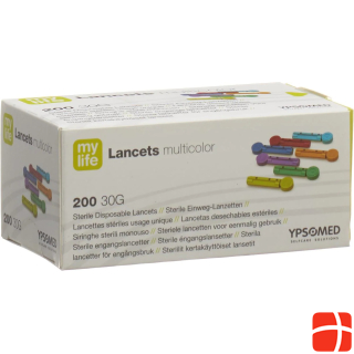 Mylife Lancets disposable lancets multicolor