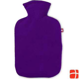 Emosan Hot water bottle classic 1.8l fleece purple