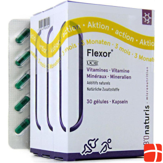 B'Onaturis Flexor with UCII collagen vitamins minerals 3x