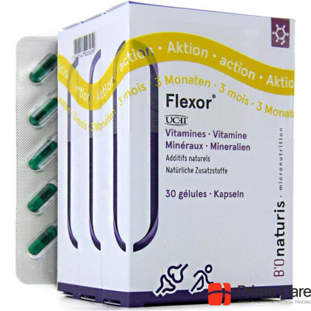 B'Onaturis Flexor with UCII collagen vitamins minerals 3x