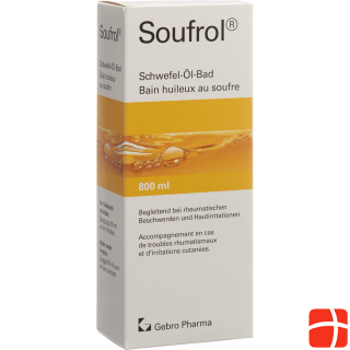 Soufrol Sulphur oil bath