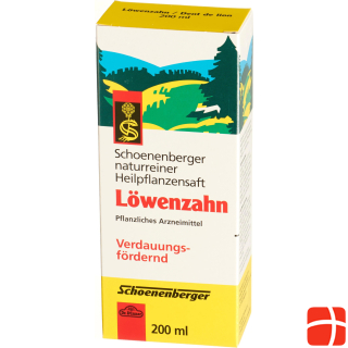 Schoenenberger Dandelion medicinal plant juice
