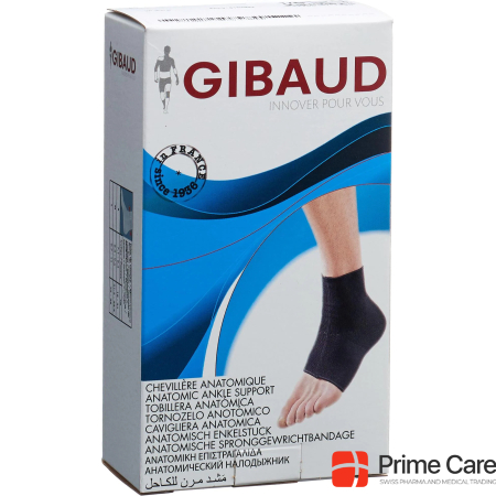 Gibaud Ankle brace anatomical S 18-21cm black