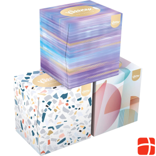 Kleenex Collection Cosmetic Tissues Cube Trio