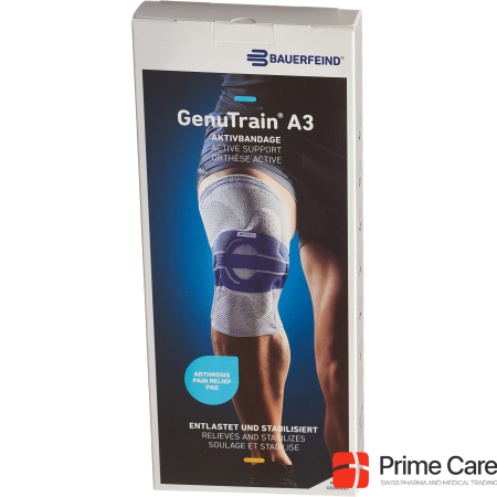GenuTrain A3 Active bandage size 6 right titanium