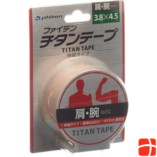 Phiten Aquatitan tape 3.8cmx4.5m elastic