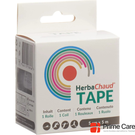 HerbaChaud Tape 5cmx5m schwarz