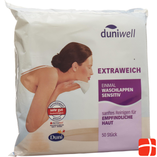 Duniwell Одноразовая мочалка для чувствительной кожи