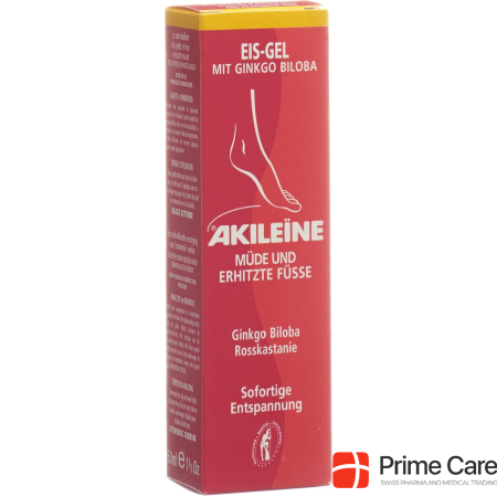 Akileïne Red ice gel with ginkgo biloba
