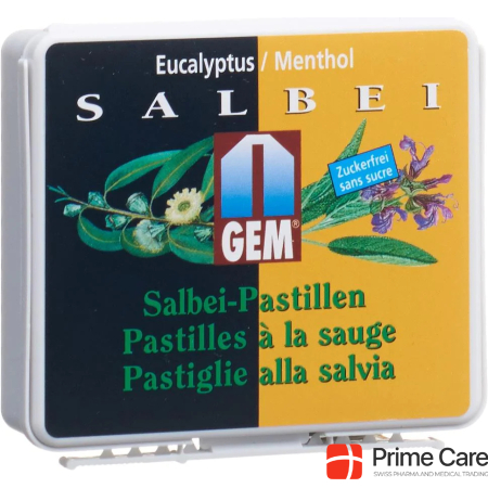 GEM Sage pastilles sugar free