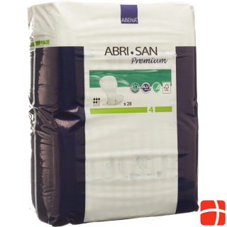 Abena Premium anatomical shaped pad Nr4 20x44cm green absorbent capacity 800 ml