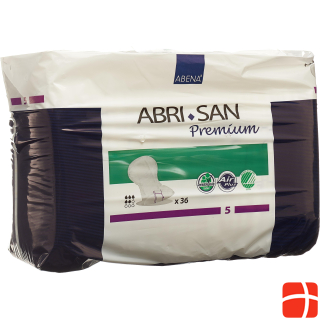 Abena Premium anatomical shaped pad No5 28x54cm purple absorbent capacity 1200 ml